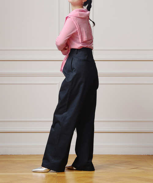 IENA LA BOUCLE スラックス パンツ 撥水ベンタイルスラックス
