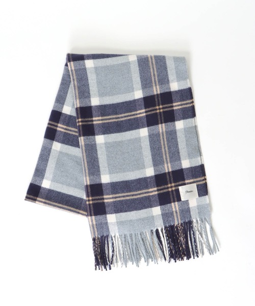 Jines（ジネス） ストール マフラー ソフトタッチ・チェック大判