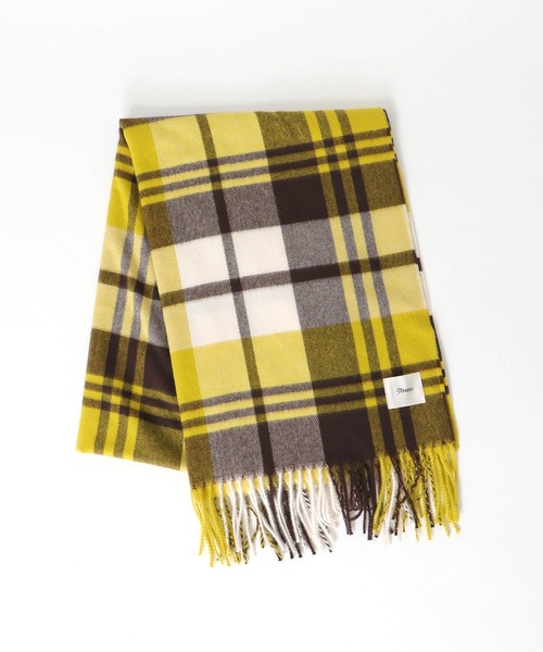 Jines（ジネス） ストール マフラー ソフトタッチ・チェック大判