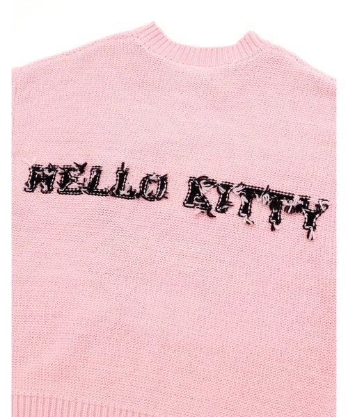 ニット セーター 「8」「HELLO KITTY x little sunny bite」knit top レディース メンズ Little sunny bite ニット セーター 「8」「HELLO KITTY x