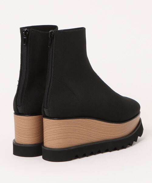 MURUA ブラック ショートブーツ MURUA（ムルーア） ショートブーツ 23.5 ブラック レディース