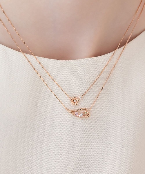 Canal4℃ ネックレス 「2025 SAKURA Collection」シルバー 2本