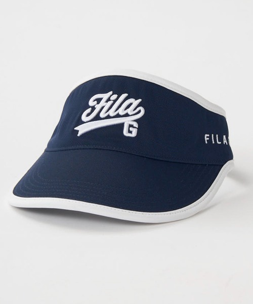 FILA GOLF サンバイザー uvカット 紫外線カット レディース 腰高サン