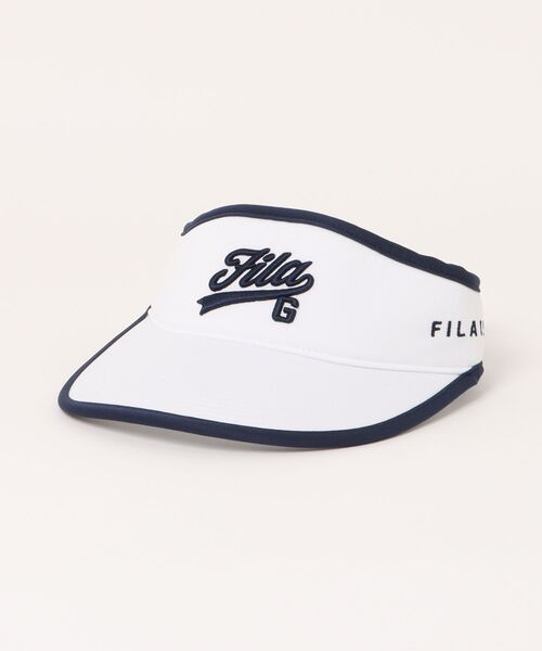 FILA GOLF サンバイザー 腰高サンバイザー レディース : ZOZOTOWN