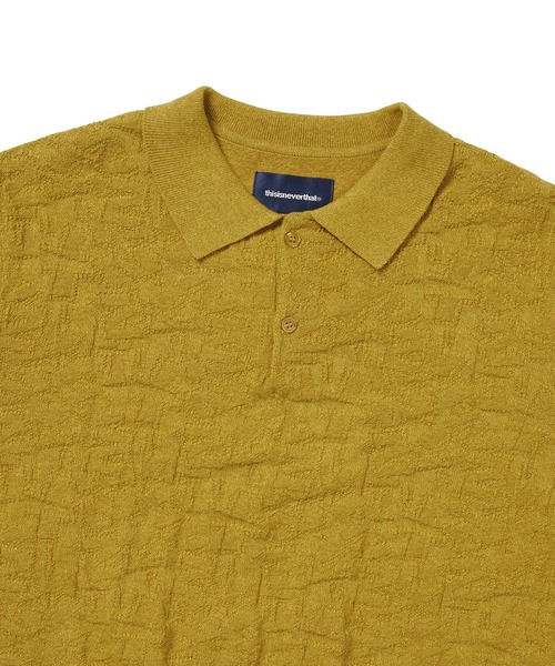 thisisneverthat セーター ニット Stacked TNT S/S Knit Polo