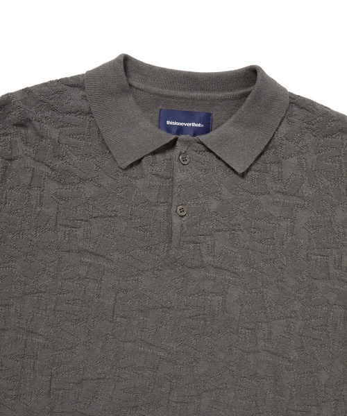 【ディスイズネバーザット】★スタッキングTNTS/Sニットポロ★ Stacked TNT S/S Knit Polo – thisisneverthat® JP