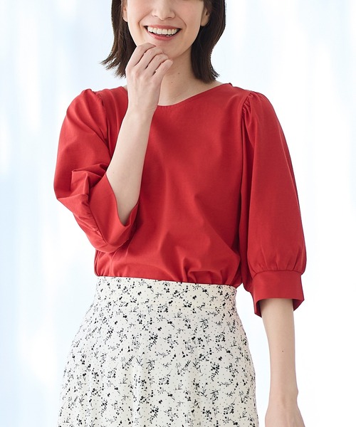Honeys tシャツ 「ハニさら・接触冷感・UVカット」ボリューム