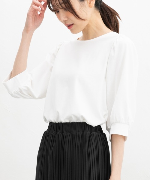 HANNY DEEP 売れ筋商品|||ハニー ディープ Tシャツ トップス レディース Bodysuits White ハニーズ Honeys 前ドロストTシャツ トップス Tシャツ 半袖T