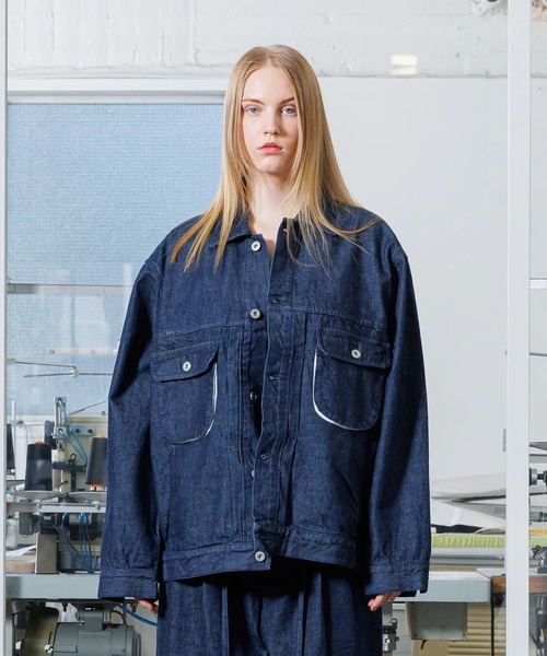 VOAAOV（ヴォアーブ） デニムジャケット gジャン OVERSIZE DENIM