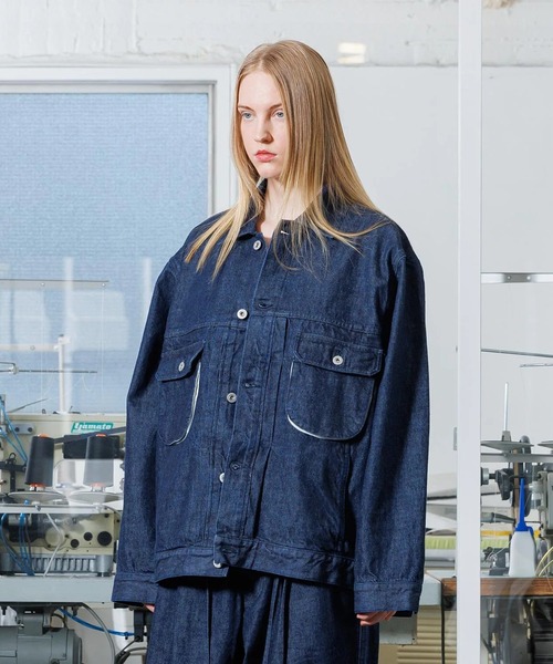 VOAAOV（ヴォアーブ） デニムジャケット gジャン OVERSIZE DENIM