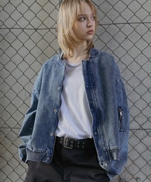 MA-1ジャケット キルティングフロントデニムセット キルティングMA-1ジャケット（MA-1）｜LUXSTYLE（ラグスタイル