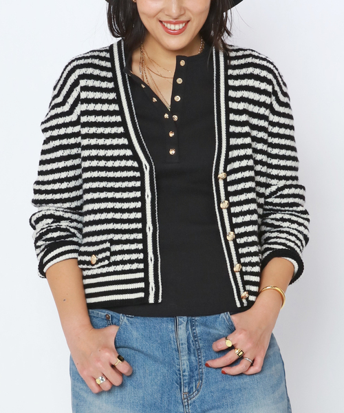カーディガン 「ANINE BING/アニン ビン」GWEN CARDIGAN レディース