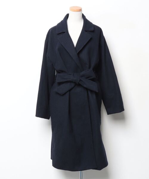 JEANASIS（ジーナシス） チェスターコート FREE ネイビー レディース