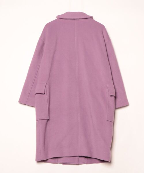 「TIENS ecoute」 コート MEDIUM パープル レディース_画像2