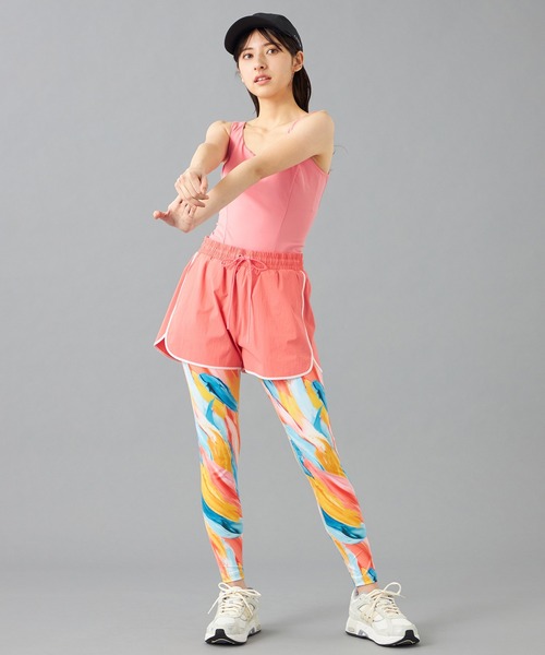 新品 チャコット バランス★14,300円 ブラトップ内蔵ノースーリーブニットトップ M Motion バイカラーブラトップ | チャコット