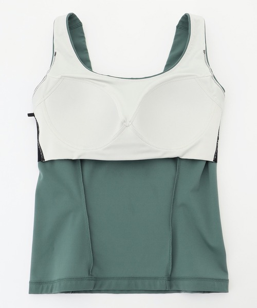 Chacott タンクトップ ノースリーブ Boost ブラトップロング