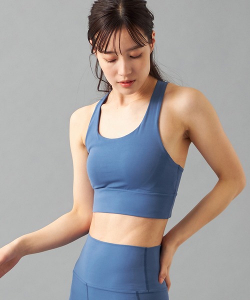 Chacott タンクトップ ノースリーブ Boost ブラトップロング
