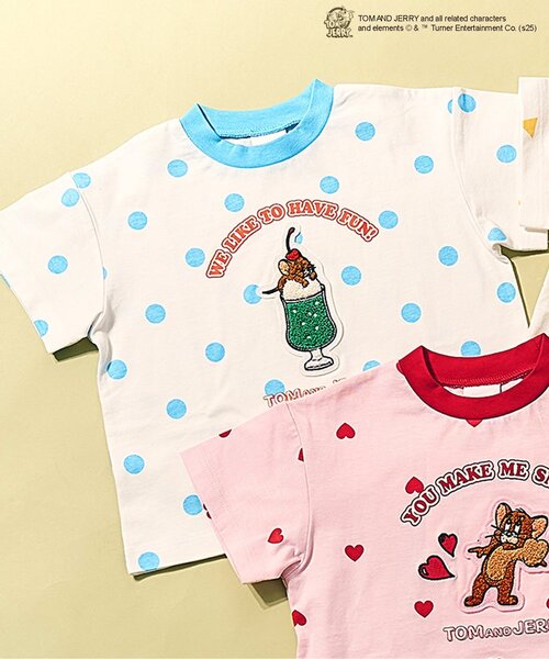 tシャツ トムとジェリー 総柄モチーフTシャツ キッズ 子供服 男の子