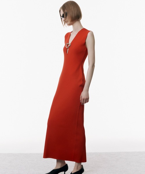 JOSE MOON ワンピース JOSE MOON ワンピース MOTIF KNIT DRESS/モチーフニットドレス