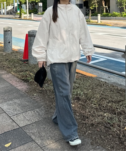 「kutir」 ナイロンブルゾン MEDIUM ブラック レディース_画像8