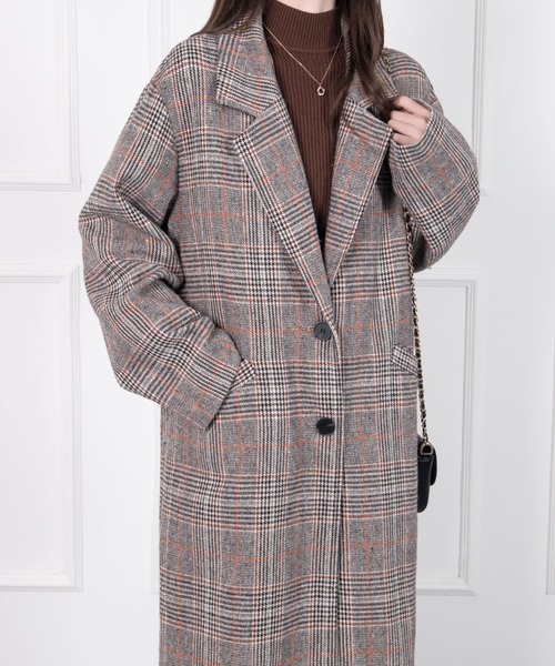 「ABITOKYO」 チェスターコート L ベージュ系その他 レディース_画像6