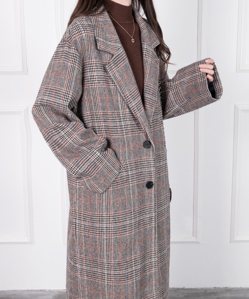 「ABITOKYO」 チェスターコート L ベージュ系その他 レディース_画像7