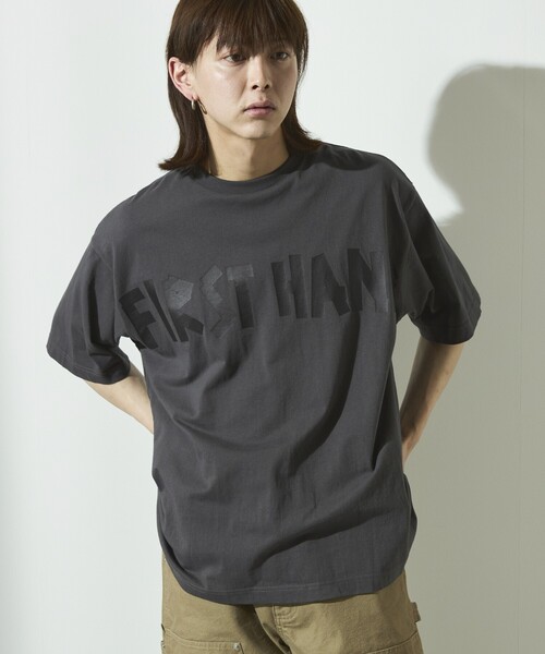 Firsthand（ファーストハンド） tシャツ 6オンス フロントテープロゴ