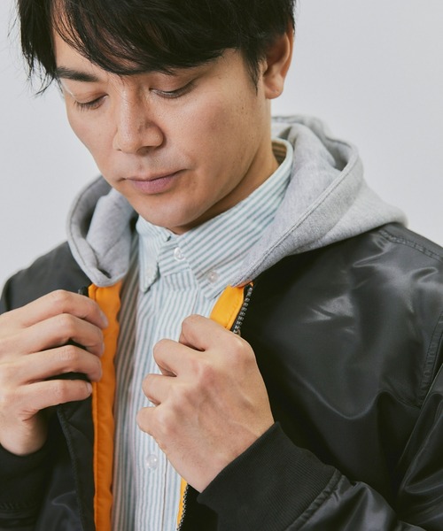 「Right-on」 ブルゾン M オリーブ メンズ_画像6