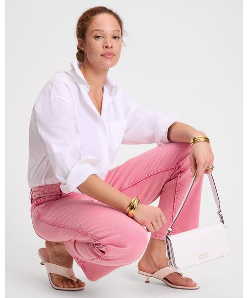 kate spade NEW YORK パンツ アシッド ウォッシュ ボーイ