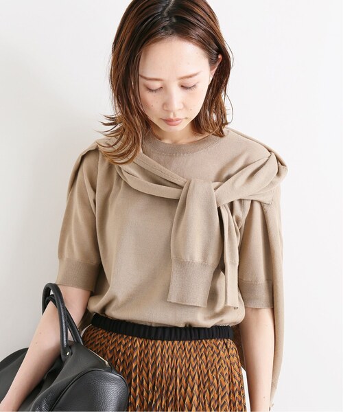 「IENA」 ニットアンサンブル FREE ブラウン レディース_画像7