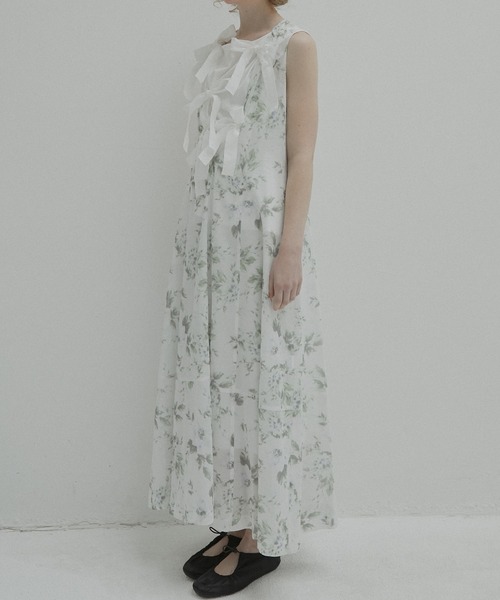 ワンピース ヴィンテージフラワーマキシドレス / Vintage Floral Maxi Dressの画像