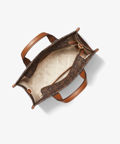 【美品】Michael Kors 2way ブラウンレザー ハンドバッグ Michael Kors ブラウンレザー2WAYバック♡ - メルカリ
