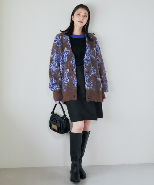 THE SHOP TK 「THE 」 ニットカーディガン 99 ブラウン系その他5