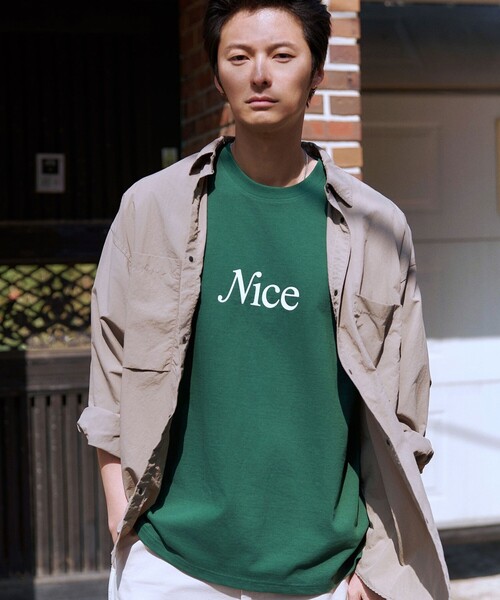 NICE WEATHER tシャツ 「NICE WEATHER」SIGNATURE Tシャツ