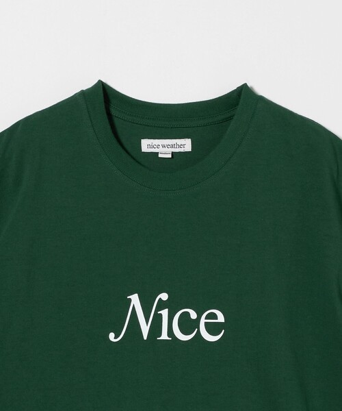【NICE WEATHER】Signature T-Shirt NICE TEE 男女兼用 (6 COL) NICE WEATHER tシャツ 「NICE WEATHER」SIGNATURE Tシャツ
