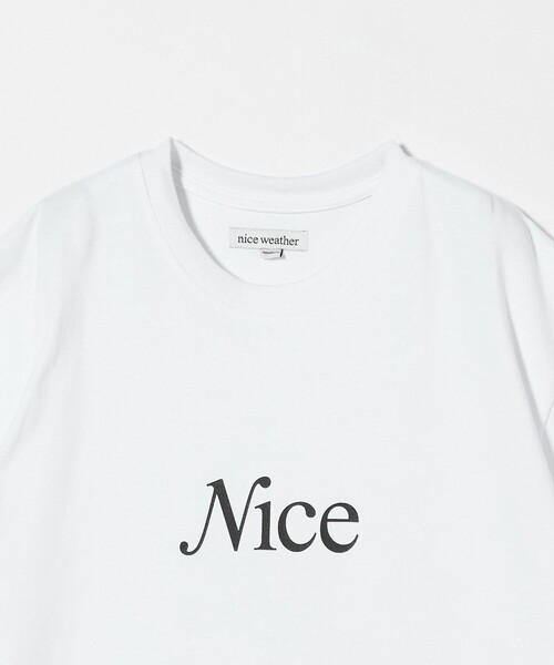 NICE WEATHER tシャツ 「NICE WEATHER」SIGNATURE Tシャツ