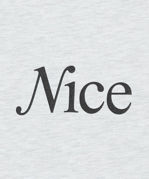 【NICE WEATHER】LOGO T-SHIRT ロゴ Tシャツ 男女兼用 NICE WEATHER tシャツ 「NICE WEATHER」ロゴ Tシャツ メンズ