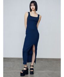 ワンピース リブスリットマキシニットワンピース｜ZOZOTOWN Yahoo!店