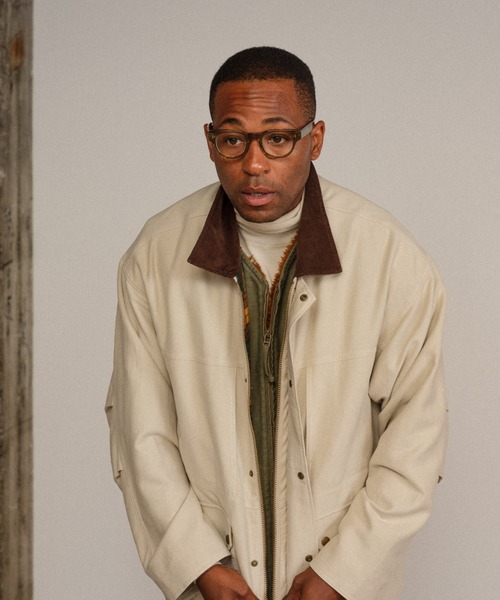 ADAM ET ROPE'（アダムエロペ） ブルゾン L オフホワイト メンズ