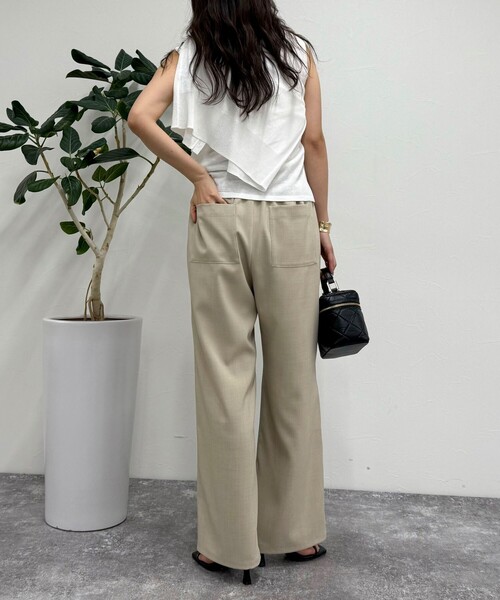 CFIERCE ワイドパンツ　新品 fredy emue（フレディエミュ） パンツ 「低身長サイズ34有り」ドライ