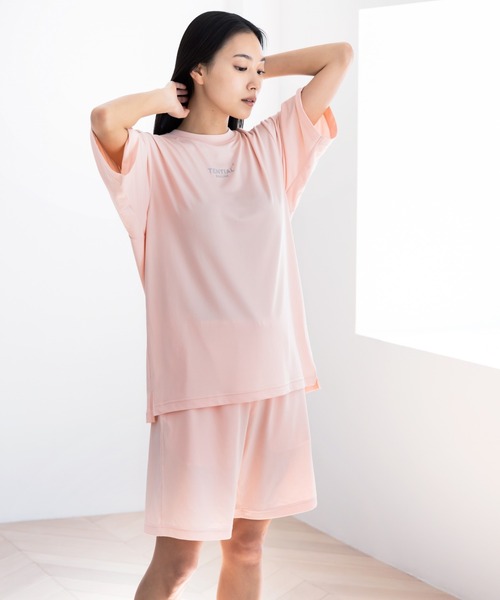 TENTIAL バクネ　ルームウェア ワンピース　Lサイズ ピンク 楽天市場】【公式】BAKUNE Ladies Tunic リカバリーウェア 疲労