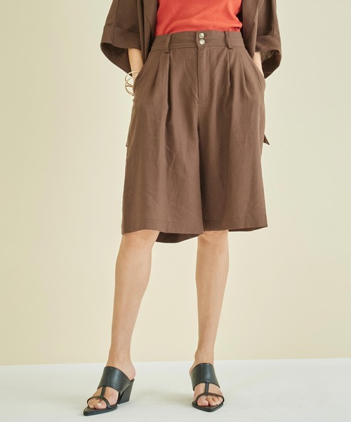 Settimissimo（セッティミッシモ） パンツ リネンミックスウエスト