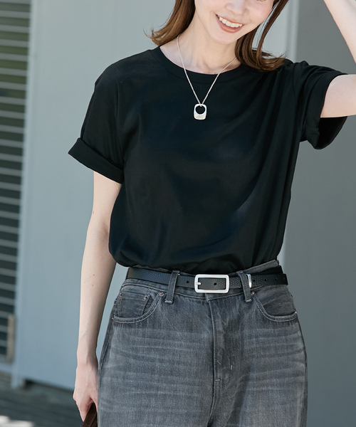 tシャツ 「追加2」汗ジミ防止ナノシアハーフスリーブT レディース
