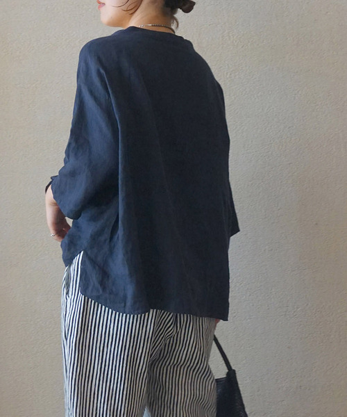 journal standard luxe｜リネン フードプルシャツ | Rakuten