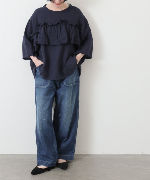 journal standard luxe フレンチリネンブラウス　新品未使用 journal standard luxe｜《追加予約3》フレンチリネン フリル