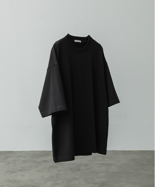 「WYM LIDNM」 7分袖Tシャツ L ライトグレー メンズ