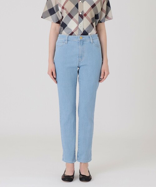 BLUE LABEL 黒 パンツ レディース デニム BLUE LABEL CRESTBRIDGE ジーンズ デニム デニムパンツ