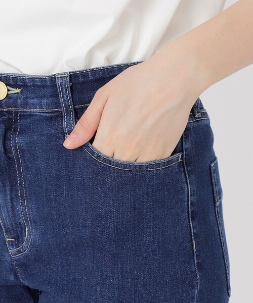 BLUE LABEL 黒 パンツ レディース デニム BLUE LABEL CRESTBRIDGE ジーンズ デニム デニムパンツ