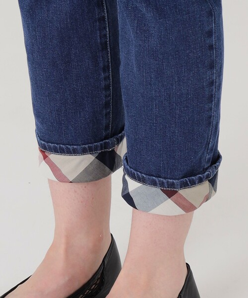 BLUE LABEL CREST BRIDGE ストレッチデニムスリムストレート ストレッチデニムストレートパンツ（パンツ）｜BLUE LABEL