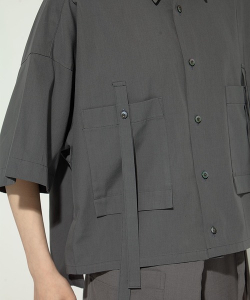 UJOH ブラウス シャツ 「UJOH/ウジョー」「STUDIOUS別注」Pocket